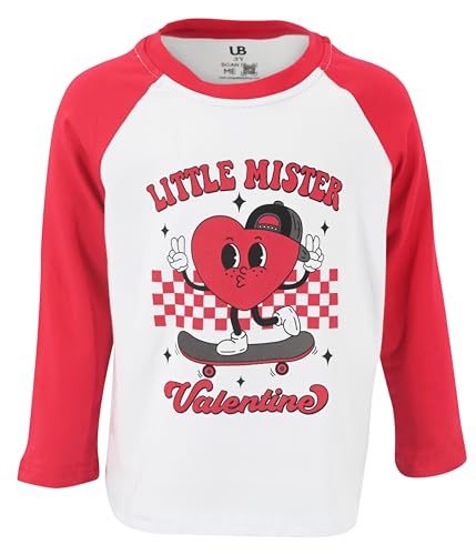 Image of Unique Baby Boys Long Sleeve Raglan Graphic T-Shirt for Toddlers and Kids