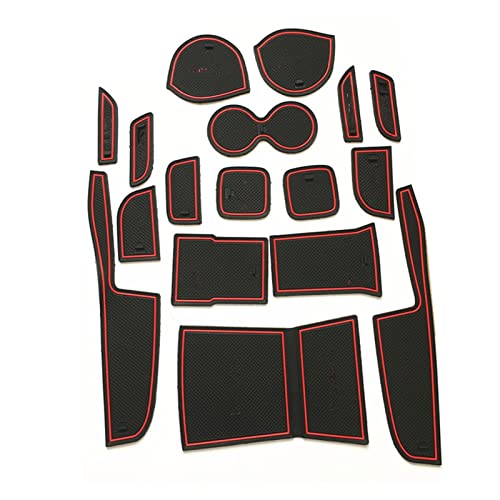Pad antidérapant porte fente Suzuki Vitara 2015-2017 style rouge voyage