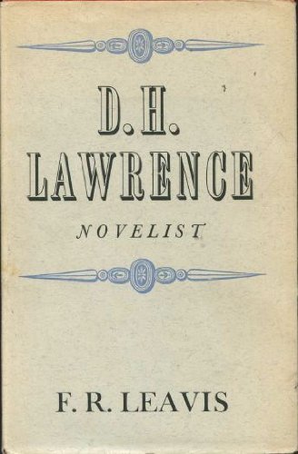 D.H.Lawrence, novelist B0007JVY5O Book Cover