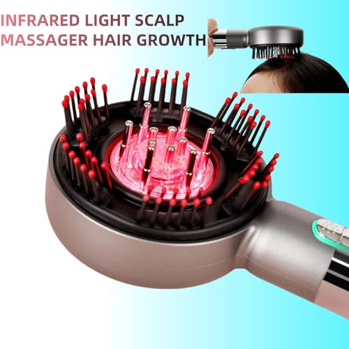 YXYOUNG Pente massageador elétrico multifuncional 3 em 1 para alívio do estresse IPX7 à prova d'águ