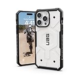 URBAN ARMOR GEAR UAG [Updated Ver] Compatible with iPhone 15 Pro Max Case 6.7' Pathfinder White Built-in Magnet Compatible with MagSafe Charging Rugged Military Grade Dropproof Protective Cover