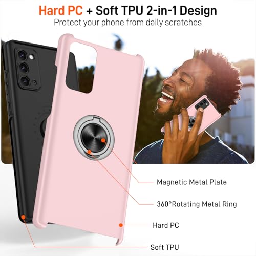 Coque Note 20 antichoc rose pour éviter les chutes de smartphone - 7