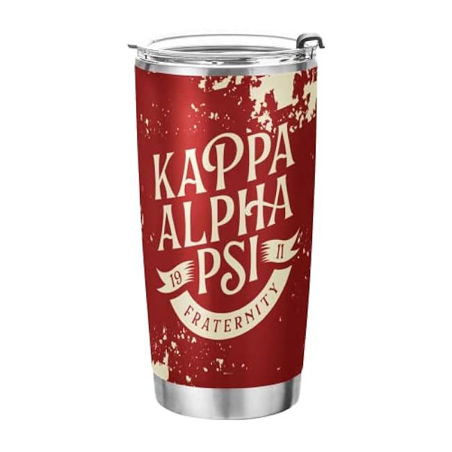 Delta Sigma Theta Sorority Paraphernalia - Official Vendor - 20 oz Stainless Steel Insulated Sublimation Tumbler - Classic