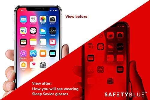 Sleep Savior Red Fitover Glasses - Anti Blue & Green Blocking Glasses | Better Night Sleep - Image 6