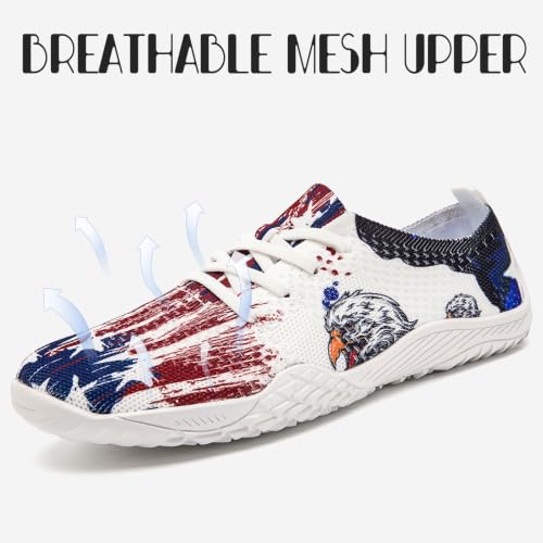 Image of Barefoot Shoes Women Tennis Gym Zero Drop Trail Minimalist Sneakers | Zero Drop 丨Minimalist丨Lightweight Material丨Breathable Mesh丨Non-Slip丨Machine Washable