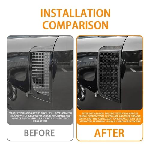 Calandre Avant Land Rover Defender 2025 Ventilation Carbone Optimisée - 5