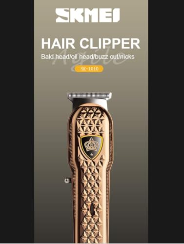 Image of SKMEI Clippers Professional Hair trimmer beard trimmer Cutting Accessories, Trimmer for Men (Gold)