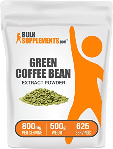 Bulksupplements LMOF7XM Green Coffee Bean Extract Powder - Green Coffee Bean Supplements cover