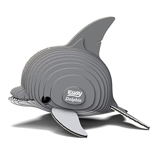 EUGY 021 Delfín. Eco-Friendly 3D Paper Puzzle