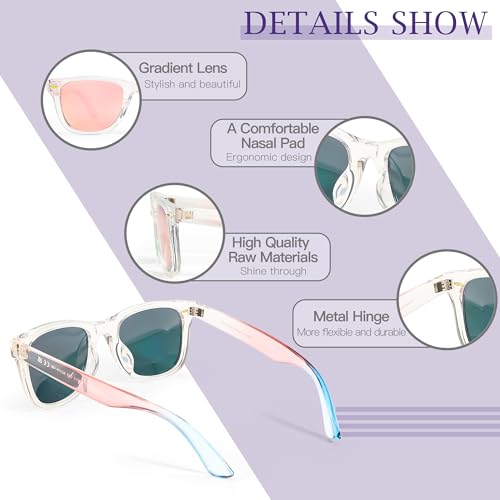Image of SIPHEW Polarized Sunglasses for Women & Men - UV400 Mirrored Eyewear | Designer Unisex Fashion Sun Glasses w /Medium Fit,Suitable for Any Face Shape,Beach,Everyday Wear