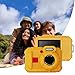 Tedubax Silicone Case for pixpro wpz2 Digital Camera with 2PCS Screen Protector and Lanyard - Yellow