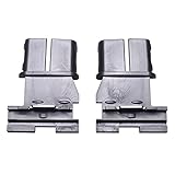 Material: abdominales LIPING Toto Department Store 2pcs Car Sunroof Sunshade Clip Cortina Slider Fit for Volkswagen Sharan Tiguan Fit for Q5 516714439 516714440 (Color Name : Gray)