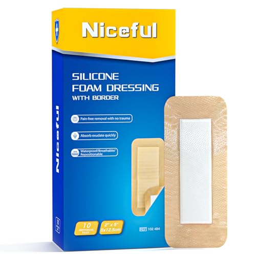 Niceful 10 Pcs Silicone Foam Dressing 2