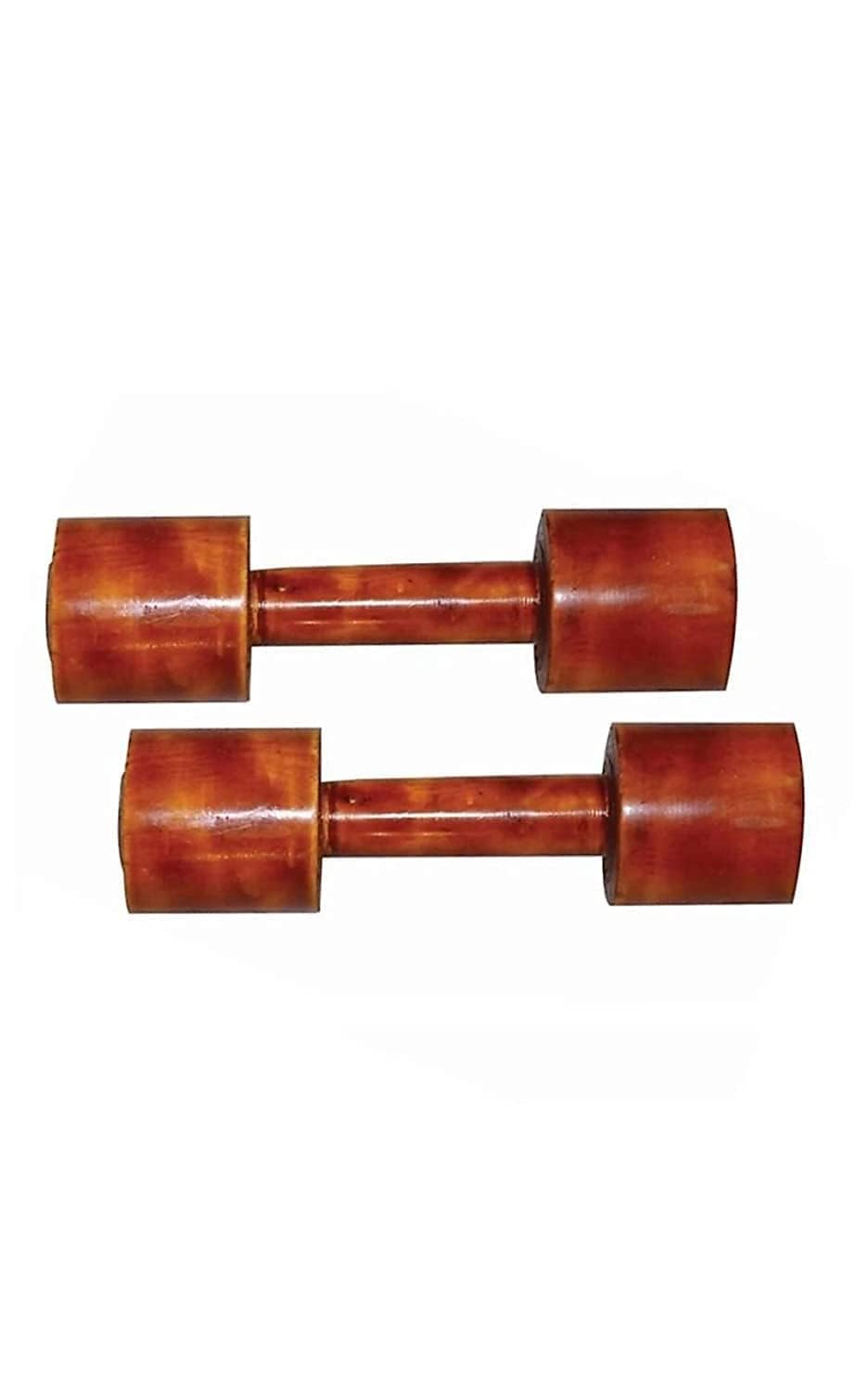 wooden dumbbell pair – set of 2 lightweight exercise dumbbells for kids | safe fitness toy for boys