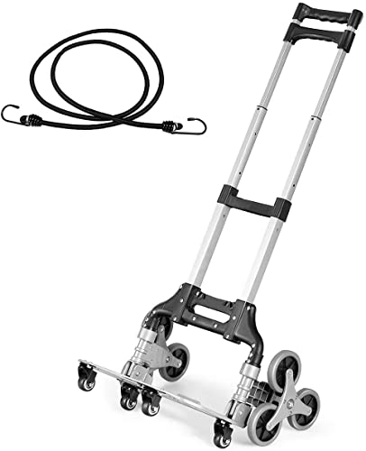 Carretilla plegable con capacidad de 180 lbs y mango ajustable