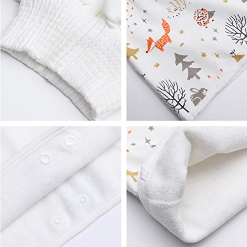 Tomaibaby 1 Stuk Unisex-Baby Peuter Katoenen Trainingsbroek Peuter Zindelijkheidstraining Ondergoed (Grijs Konijn Rode… - Afbeelding 6