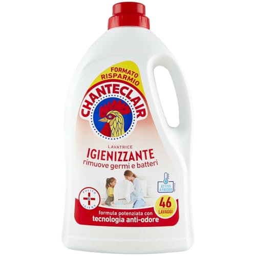 Chanteclair Detersivo Liquido Lavatrice Igienizzante 46 Lavaggi 2070Ml, 2070Ml