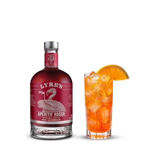 Lyre's Aperitif Rosso - Bebida Espirituosa sin alcohol, Alternativa al Vermut Dulce, Premium, 700ml