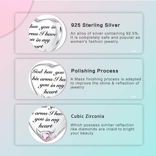 Image of LUXILLA Love You Best Friend Grandma Wife Heart Charm 925 Sterling Silver Charms Fit for Bracelets Necklace Jewelry Gift for Women