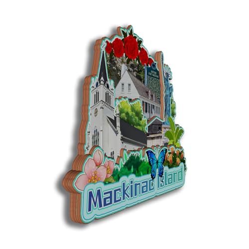 Imán decorativo de madera 3D para cocina miniatura 3