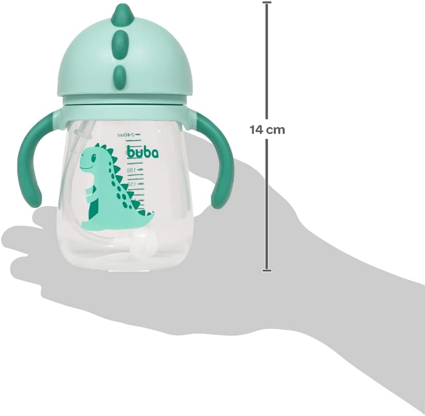Buba Copo Dino Com Alça Rosa Rosa