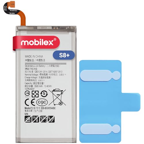 MOBILEX® Batería EB-BG955ABE para Samsung Galaxy S8+ Plus | Interna Repuesto | 3500mAh - OEM | Capacidad Original