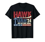 Hawk Tush Spit on that Thang Viral Election Parody T-Shirt, Men, Black, 3X-Large