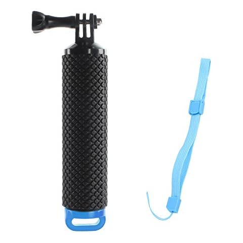 Geila Waterproof Floating Hand Grip Tripod Stick Handle Mount Accessories Water Sport Pole with Thumb Screw and Adjustable Wrist Strap Cover