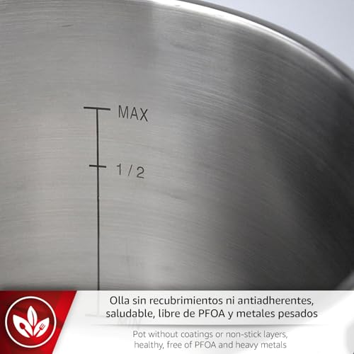 Magefesa Star Recta - Traditional Pressure Cooker 14L, 18/10 Stainless Steel, for All Types of Cookers, Induction, 3 Safety Systems by Magefesa - Image 6