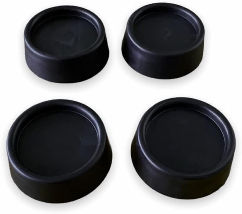 TİNEKE Washing Machine Anti-Vibration Furniture anti-slip Foot 4 set BLACK 410