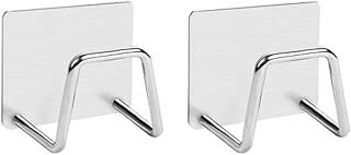 PrimeVast Self-Adhesive Stainless Steel Sink Organizer – Waterproof Rack for Sponge, Brush & Scrubber – Rustproof Storage Holder (1 Pc)-picture-11