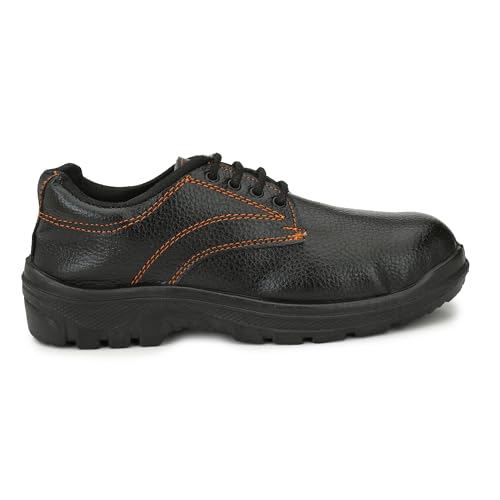 Image of Steel Toe Safety Shoe for Men, PVC, Black, MX-LOW-7STAR