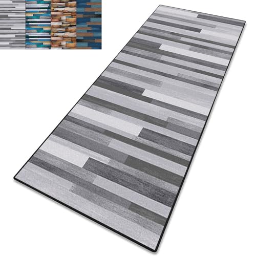 Alfombra pasillo larga 80 x 180 cm antideslizante y de fácil limpieza 2
