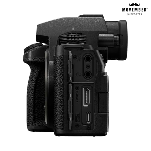 Panasonic LUMIX S5IIX Mirrorless Camera, 24.2MP Full Frame Phase Hybrid AF, Unlimited Recording, 5.8K Pro-Res, RAW, IP Streaming, 20-60mm F3.5-5.6 + 50mm F1.8 Lenses, LUMIX Digital Camera, DC-S5M2XWK