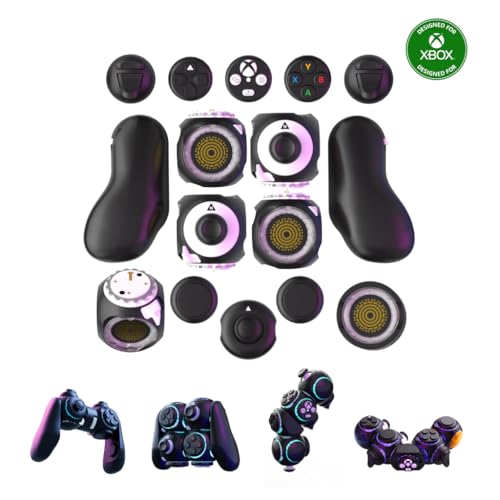 ByoWave Proteus Controller Kit – Modular Gaming Controller with 15+ Interchangeable Parts, Custom Remapping & LED Lighting – Works with PC, Steam Deck & Xbox Series X|S – Lithos Collection Limited Edition
