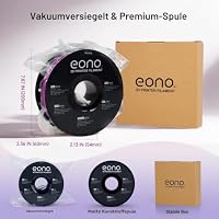 Eono Matte TPU Filament 95A, Flexibel & Stabil, 1.75mm, Maßgenauigkeit ±0.03mm, Kompatibel mit gängigen 3D-Druckern, Geeignet für RC-Modelle & Dekofiguren, 1kg-Spule (Lila) – Ansicht 8