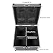 U`King 4PCS Moving Head DJ Lights with Flight Case Storage Container, LED Stage Lights by DMX/Sound Activated with Customized Road Case for Patry Wedding DJ Disco Bar Birthday