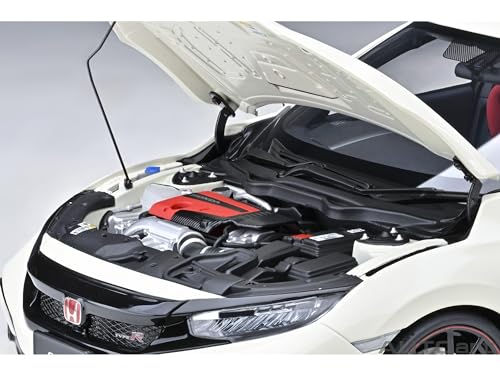 Modelo Auto 2021 Civic Type R (FK8) 1/18 Blanco miniatura 5