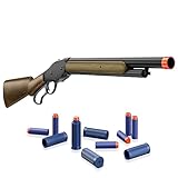 Shell Ejecting Toy Gun, Soft Bullets Toy Shotgun Gun, Lever-Action Design, Fun for Ages 14+
