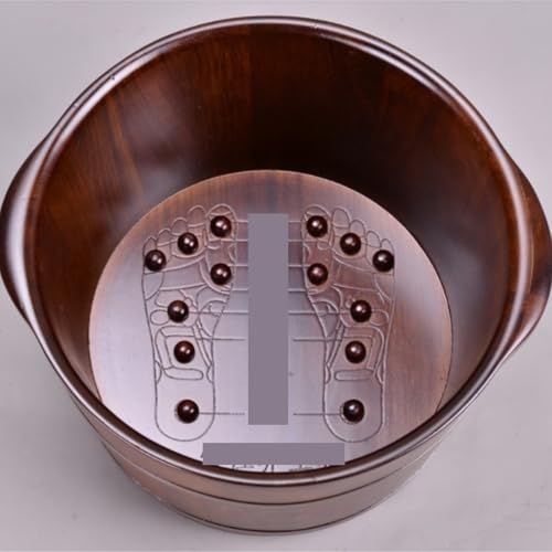 Balde de madera para lavado y spa de pies para adultos miniatura 4