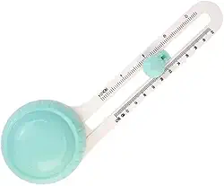 Cortador de Papel Circular 360 Graus, Base Giratória, para Scrapbook, Verde Água