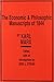 Economic and Philosophic Manuscripts of 1844