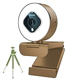 Spedal Full HD Webcam 1080p Live Conference Streaming YouTube OBS Computer Camera for Skype Facebook, Compatible for Mac OS Windows 10/8/7