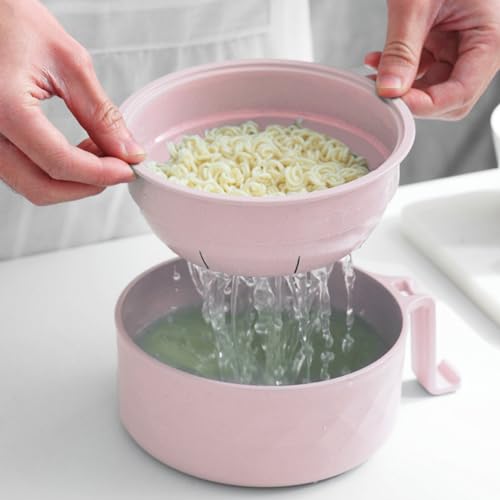 Ramen Cooker Ramen Bowl Set with Chopsticks 33oz Microwave Noodle Bowl Black - Picture 11 of 27