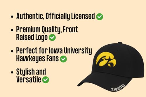 Gorra oficial Iowa University Classic Edition ajustable miniatura 6