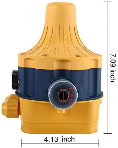 Dimensions of the Homend Automatic Water Pump Pressure Controller