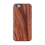 iATO iPhone 6s Plus / 6 Plus Case Wood Grain. Unique & Classy Real Walnut Wood iPhone 6s Plus / 6...