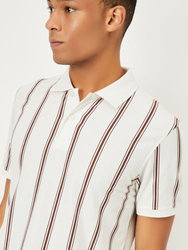 Image of Max Men Striped Polo T-Shirt