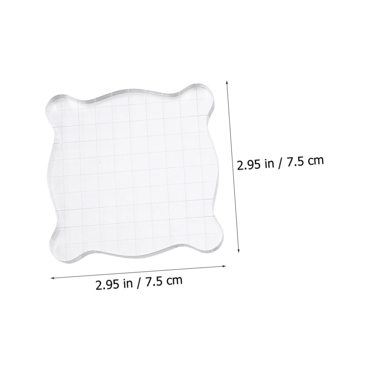 Beatifufu Stamps Crafts Acrylic Stamp Blocks Tool Versatile Plate Comfortable Handling