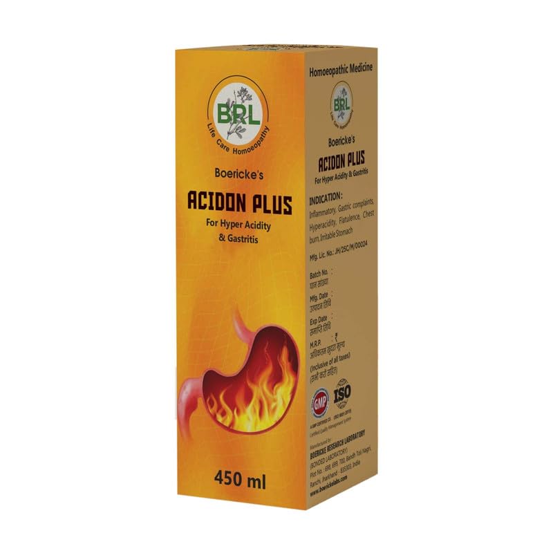 BRL Acidon Plus Liquid for Hyperacidity & Gastric Discomfort | Homeopathic Formula | Supports Relief from Acidity, Heartburn, Gas & Indigestion | 450 ml-image-44